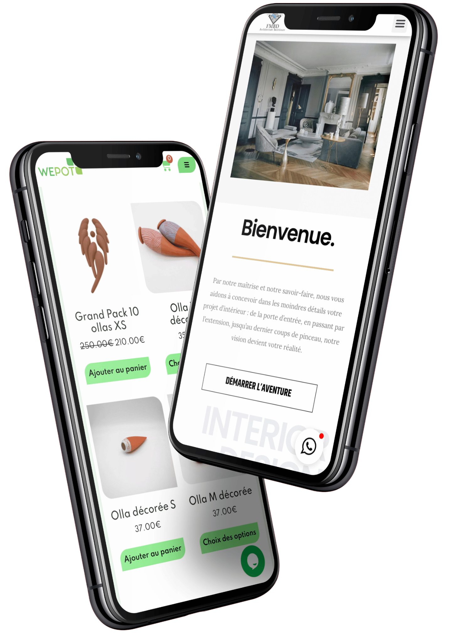 site vitrine ou ecommerce